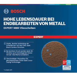 EXPERT N880 Vliesscheibe 150 mm für Exzenterschleifer