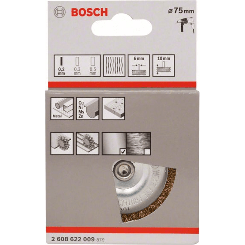 1 Scheibenb., 75mm, gew., 0,2mm Messing