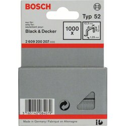 Bosch 1000 Tackerklammern 12/12,3mm Typ52