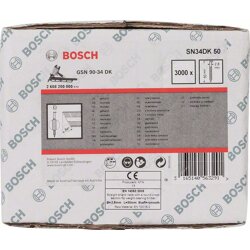 Bosch 3000,D-Kopfn.,34°,50mm,blank,glatt