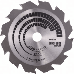 Bosch Kreissägeblatt Construct Wood