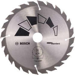 Bosch Kreissägeblatt STANDARD D= 150 mm,  Bohrung= 20 mm,  Z= 24
