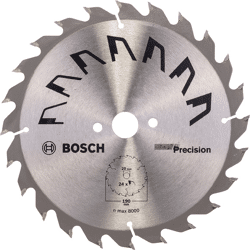 Bosch Kreissägeblatt PRECISION D= 190 mm,  Bohrung= 20 mm,  Z= 24