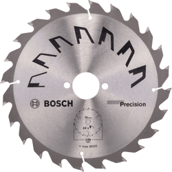 Bosch Kreissägeblatt PRECISION D= 190 mm,  Bohrung= 30 mm,  Z= 24