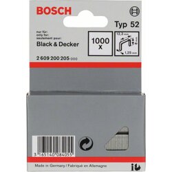 Bosch 1000 Tackerklammern 8/12,3 mm Typ52