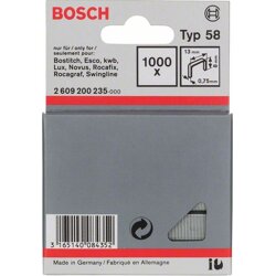 Bosch 1000 Tackerklammern 8/13mm Typ58