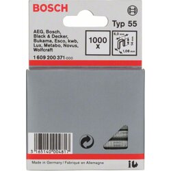 Bosch 1000 Tackerklammern 14/ 6 mm