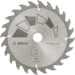Bosch Kreissägeblatt STANDARD D= 160 mm,  Bohrung= 20 mm,  Z= 24