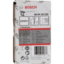 Bosch 2000,Senkkopfn.20°,1,6,32mm,verzkt.