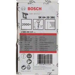 Bosch 2000,Senkkopfn.20°,1,6,38mm,verzkt.