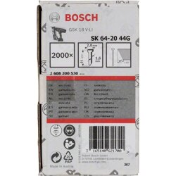 Bosch 2000,Senkkopfn.20°,1,6,44mm,verzkt.