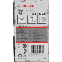 Bosch 2000,Senkkopfn.20°,1,6,63mm,verzkt.
