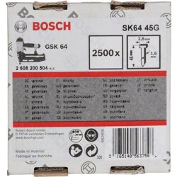 Bosch 2500,Senkkopfn.,1,6/45mm,verzkt.