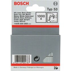Bosch 1000 Tackerklammern 14/11,4mm Typ 53