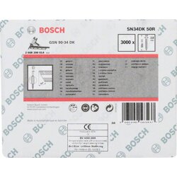 Bosch 3000,D-Kopfn.,34°,50mm,blank,geringt
