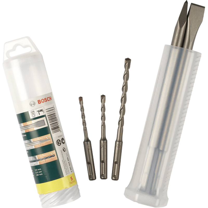 Prom 5-tlg. SDS-plus Meissel-u.Bohre-Set