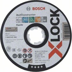 Bosch X-LOCK Trennsch.125x10mm Rap.Multi ger.