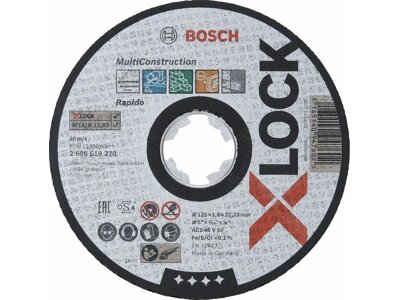 Bosch X-LOCK Trennsch.125x16mm Rap.Multi ger.