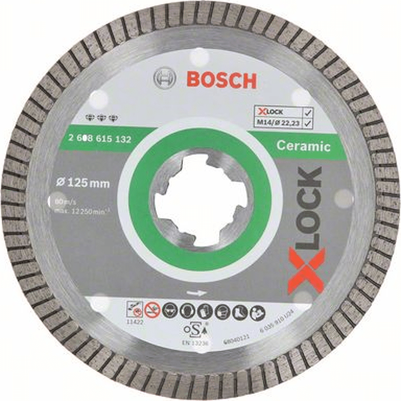 X-LOCK Diamanttrennscheibe Best for Ceramic Extra Clean Turbo