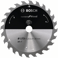 Bosch Kreissägeblatt für Akkusägen Standard for Wood 184 x 1