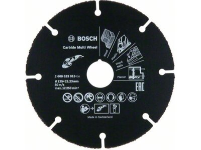 Bosch Carbide Multiwheel 125mm