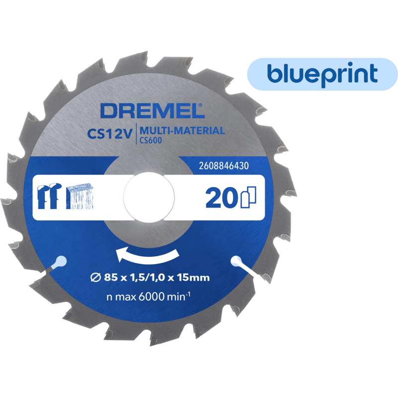 DREMEL KSB Multimaterial Ø 85mm CS600