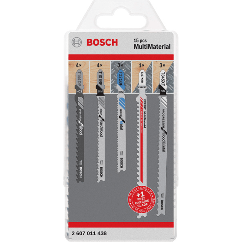 JSB Multi Material-Pack 15-teilig