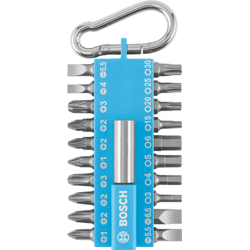 Bosch 21-teiliges Schrauberbit-Set mit Snap-hook