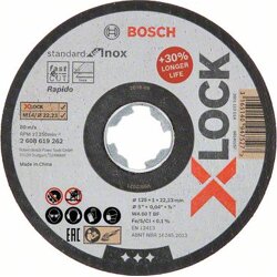 Bosch X-LOCK Trennsch. 125x10 Std f INOX ger.