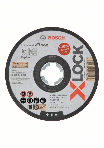 X-LOCK Trennscheiben Standard for Inox
