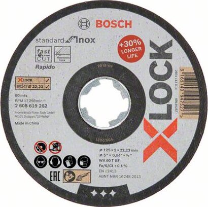 X-LOCK Trennscheiben Standard for Inox