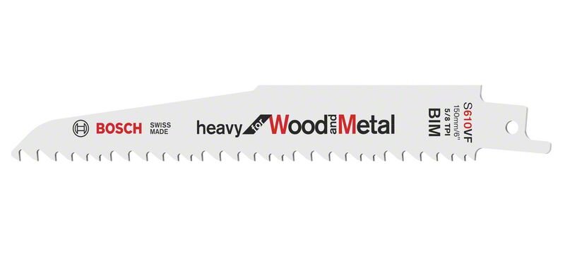 Säbelsägeblätter S 610 VF Heavy for Wood and Metal