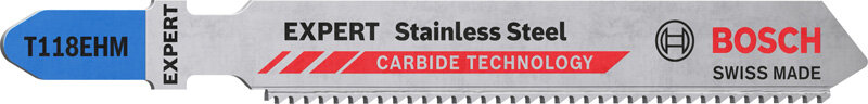 EXPERT Stainless Steel T 118 EHM Stichsägeblatt für Stichsägen