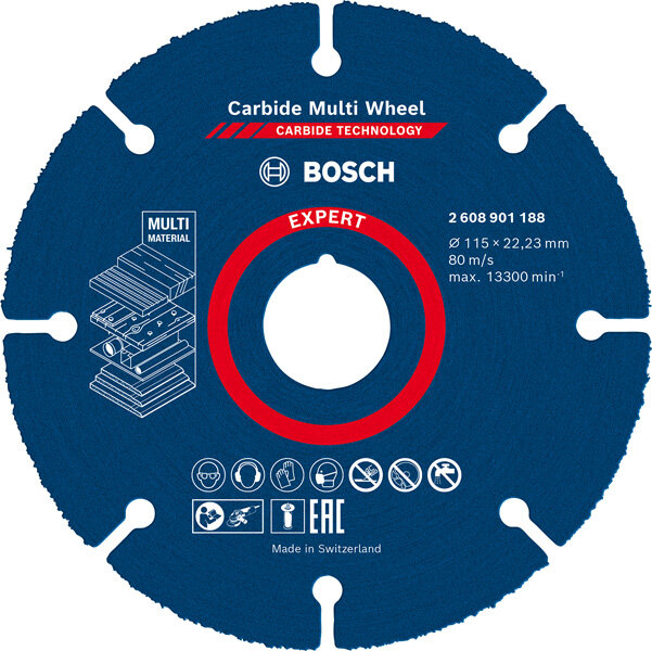 EXPERT Carbide Multi Wheel Trennscheibe 115 mm