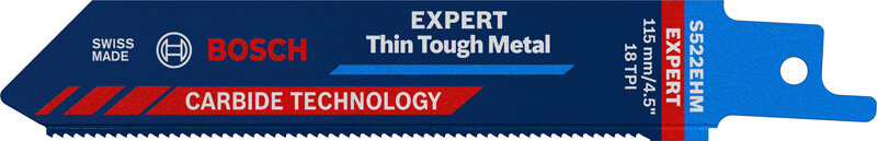 EXPERT Thin Tough Metal S 522 EHM Säbelsägeblatt