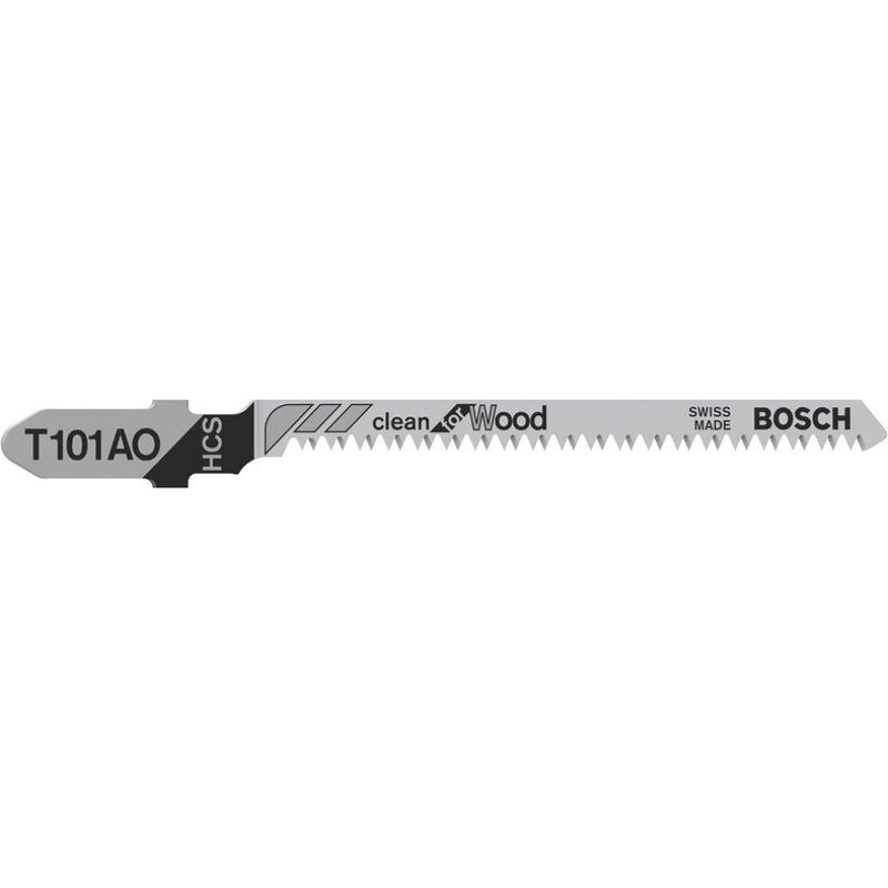 Bosch Stichsägeblätter T101AO Blattlänge 83mm 5St für Holz