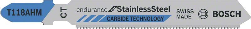 Stichsägeblatt T 118 AHM Endurance for Stainless Steel