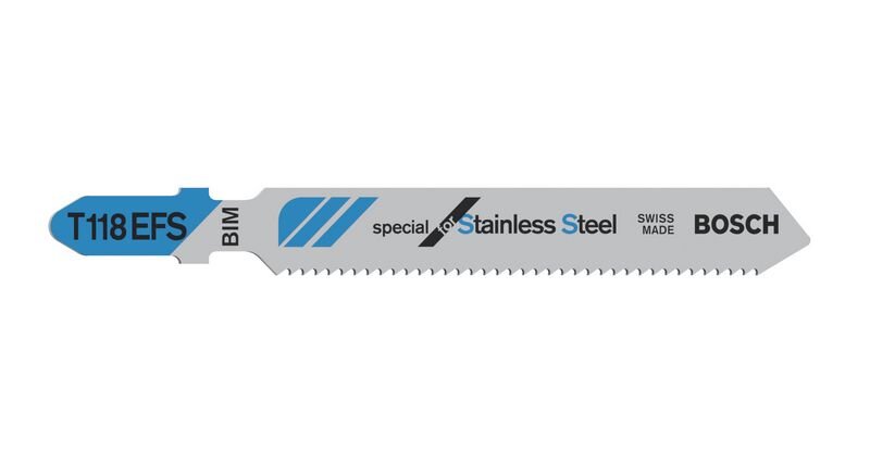 Stichsägeblatt T 118 EFS Basic for Stainless Steel