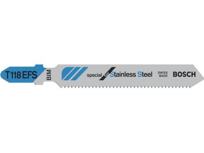 Stichsägeblatt T 118 EFS Basic for Stainless Steel