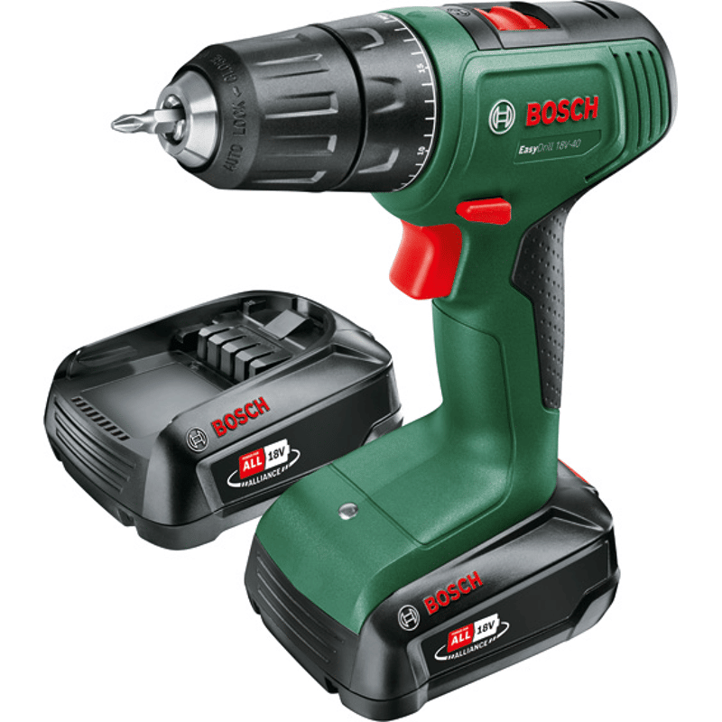 Akku-Zweigang-Bohrschrauber EasyDrill 18V-40 2 Akkupacks PBA 18V 1,5Ah