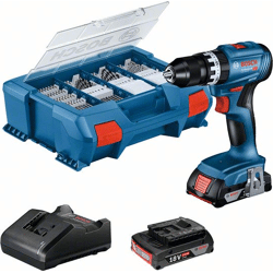 Bosch GSB 18V-45,  GBA 2x2.0Ah,  GAL 18V-20,  Ladg. u. L-CASE