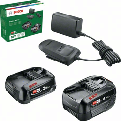 Batterie-Set 18V 2Ah + 4Ah + AL18V