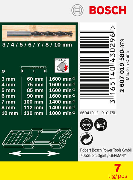 Mini-X-Line Holzbohrer-Set