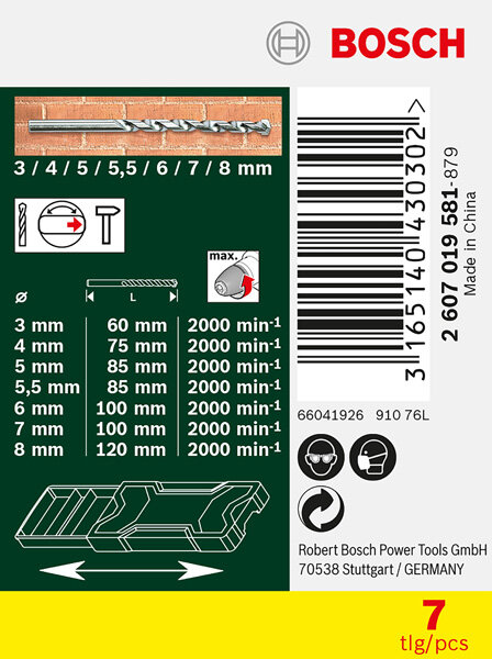 Mini-X-Line Steinbohrer-Set