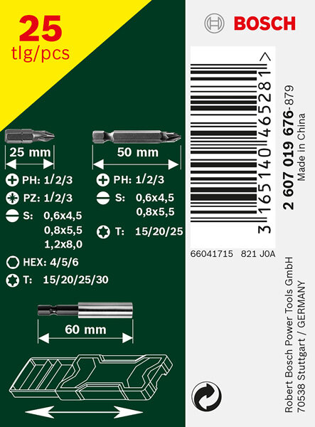 Mini X-Line Schrauberbit-Set