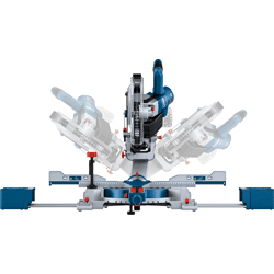 Akku-Kapp- und Gehrungssäge BITURBO GCM 18V-254 D