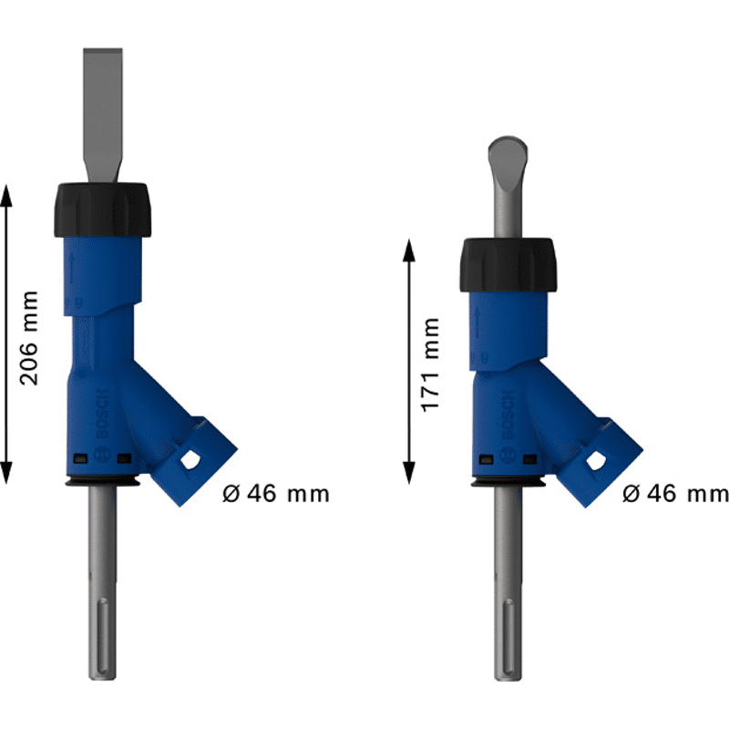 EXPERT SDS Clean max Flachmeißel-Adapter 25 x 400 mm
