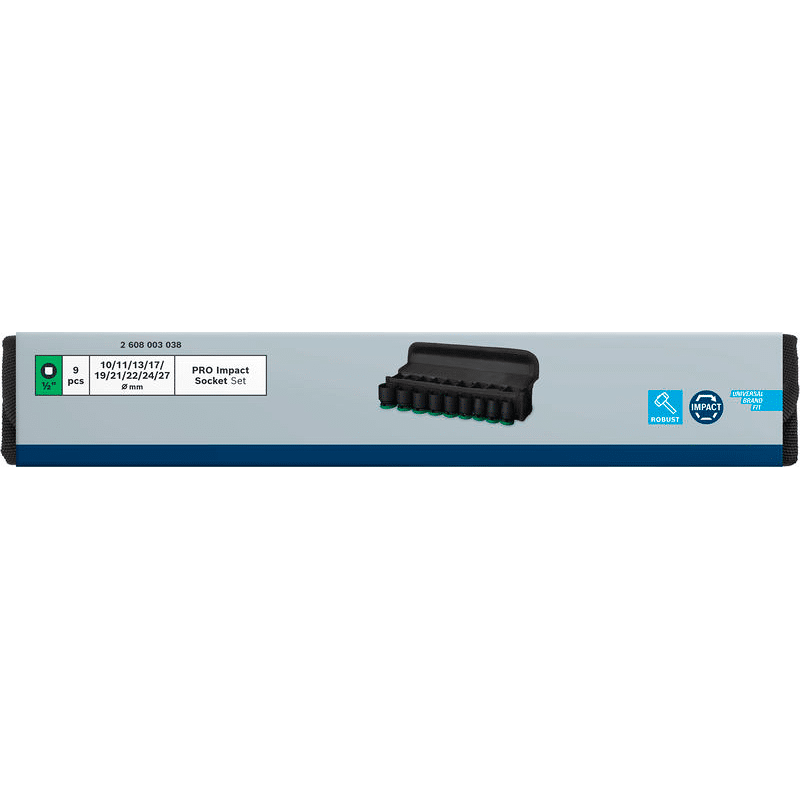 Steckschlüsselsatz 1/2" 9pc S PRO
