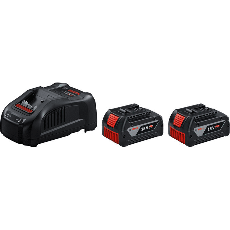 Akku Starter-Set: 2 x GBA 18 Volt 5.0 Ah und GAL 1880