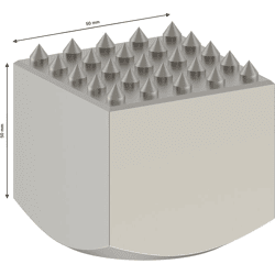SDS-max HM Stockerplatte 50x50, 5x5